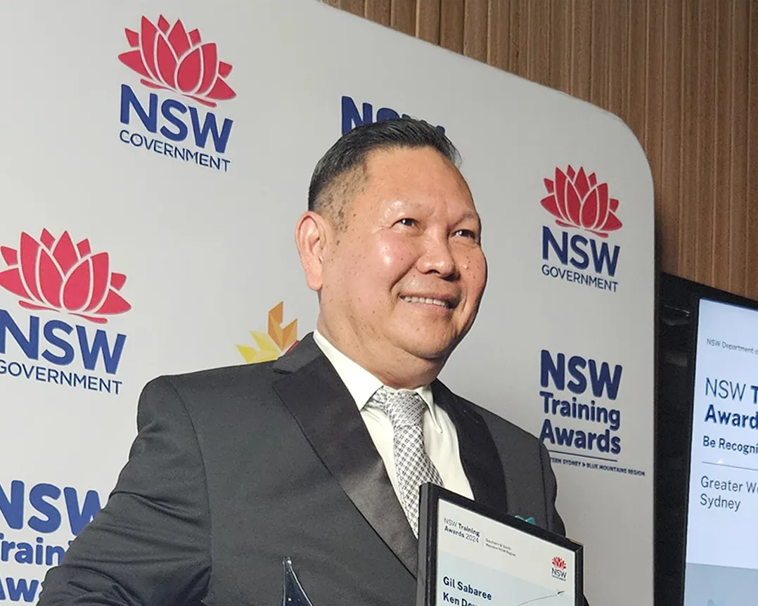 Celebrating Gil: NSW Training Award winner